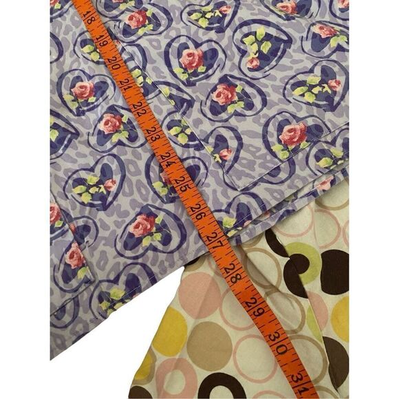 Set of 3 Scrub Tops E Libby Cherokee Uniforms Workwear Career Healthcare Work Me - Picture 14 of 14